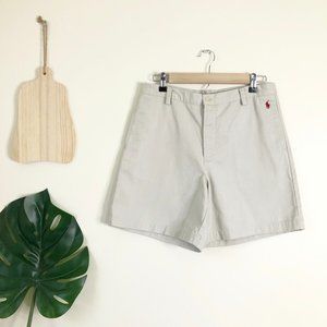 Ralph Lauren Sports | High Waisted Tan  Shorts 10